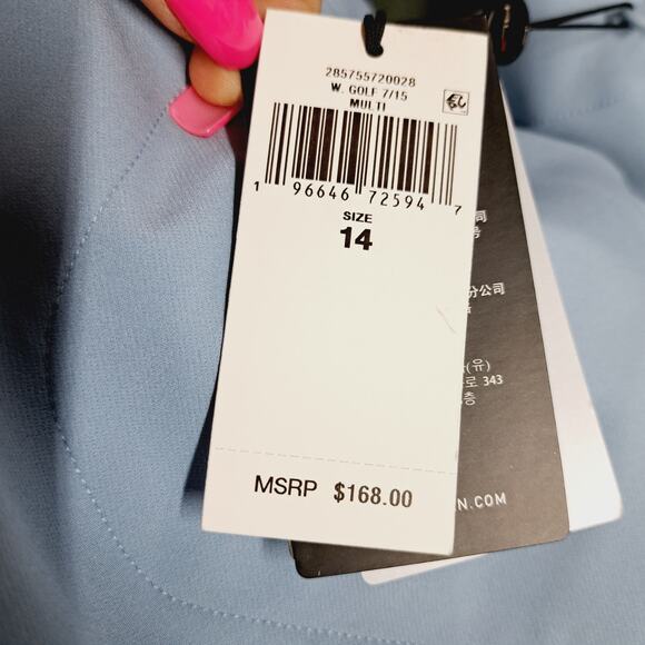 New RLX Ralph Lauren Black Label Vessel Blue Elastic waist Eagle Golf Pants 14 - Picture 14 of 16